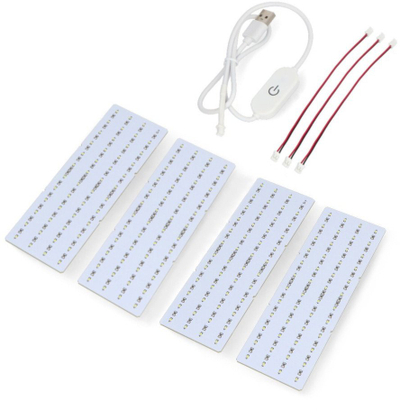 Set ndriçimi LED Bambu Lab Lithophane B-KC010, 4 pllaka, lidhje USB, i bardhë