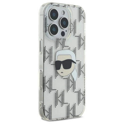 Futrollë telefoni Karl Lagerfeld KLHCP16LHKLPKHT për iPhone 16 Pro 6.3", transparente