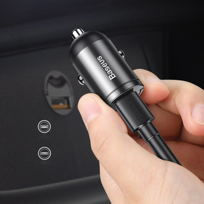 Karikues veture Baseus Tiny Star, USB-A, 3 A, i zi