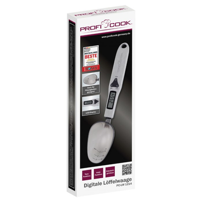 Peshore kuzhine ProfiCook PC-LW 1214, formë luge, çelik inox, argjendtë