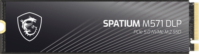 SSD MSI SPATIUM M571 DLP M.2, 2TB, PCIe 5.0 NVMe, i zi