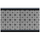 Pllakë kopshti MOSAIC Black, plastike, 39.7x39.7 cm, e zezë
