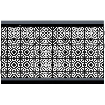 Pllakë kopshti MOSAIC Black, plastike, 39.7x39.7 cm, e zezë