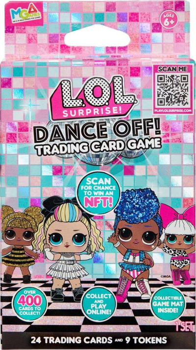Loja me letra MGA L.O.L Surprise Dance Off, 24 kartela koleksionuese, 9 tokena, shumëngjyrëshe