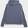 Bluzë me kapuç për femra 4F H4Z22 BLD041, me zinxhir, xhepa përpara, blu denim