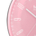 Orë muri MPM Quality Designer Plastic Clock E01.4457.23, rozë