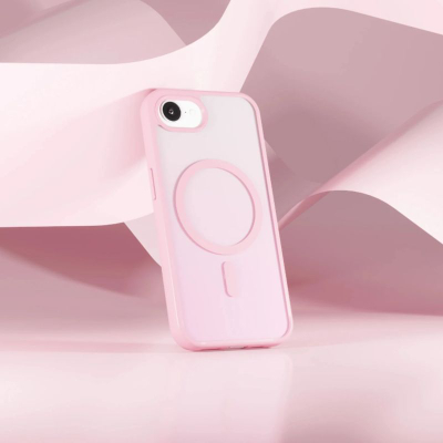 Maskë telefoni Puro Cover për Apple iPhone 16e, TPU, MagSafe, rozë