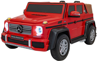 Veturë elektrike për fëmijë Mercedes Benz Maybach G650, dyvendëshe, me MP4, e bardhë