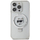 Mbrojtëse telefoni Karl Lagerfeld KLHMP15LHMRSCHH, iPhone 15 Pro 6.1", MagSafe, e bardhë