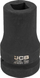 Çelës goditës JCB Impact Socket 1", 19mm, katror, i zi
