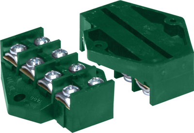 Pllakë lidhëse ORNO OR-LZ-8206/4/2.5, 4 qarqe, 4x2.5mm², e gjelbër