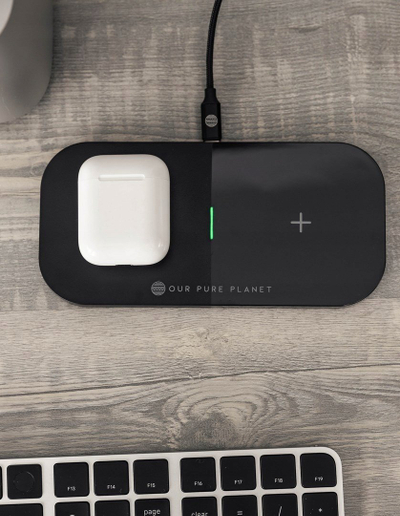 Karikues wireless dual Our Pure Planet 15W, Qi, Type C, i zi
