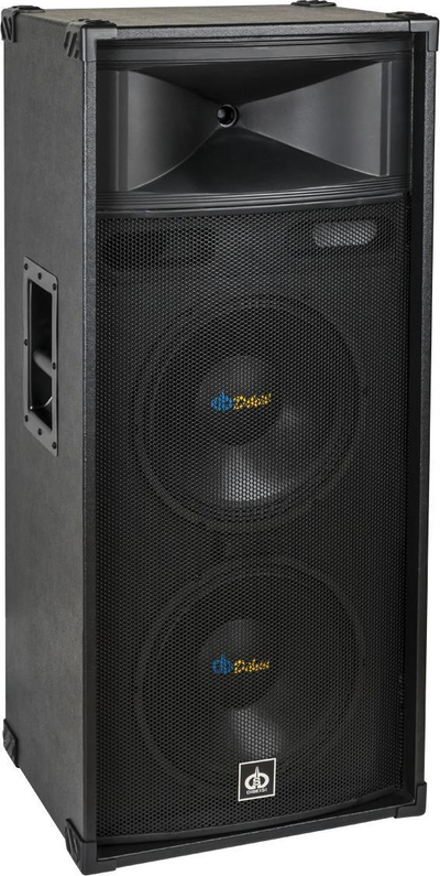 Box skene Dibeisi Q1224, 800W, 2x 12", e zezë