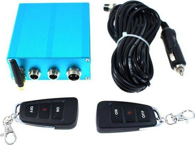 Kuti kontrolli elektrike për valvul shkarkimi PRO, wireless, me telekomandë, e zezë