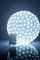 Dekor i ndriçuar iLike Sphere with flowers 465, 200 LED, 20cm, i bardhë
