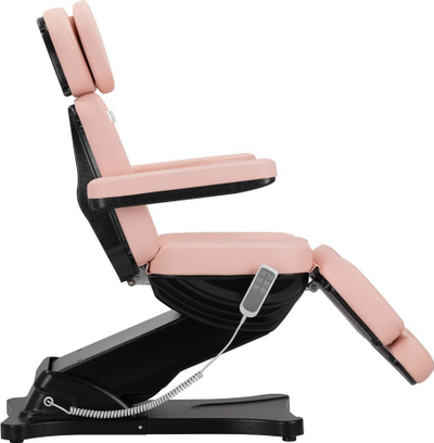 Karrige elektrike kozmetike Sillon Classic 3, 3 motorë, tapiceri rozë