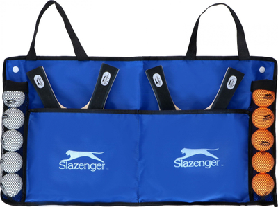 Set tenisi tavoline Slazenger, 15 pjesë, 35x8x30cm, blu