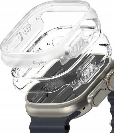 Mbulesë ore Ringke Slim për Apple Watch Ultra, 2 copa, e tejdukshme, nuk verdhoset