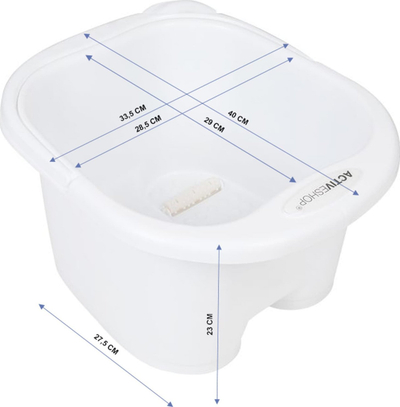 Сад за педикир Activeshop White Lich Roller, сад за педикир, бел