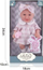 Kukull bebe Icom Polska Baby, 30.5cm, me aksesore, roze