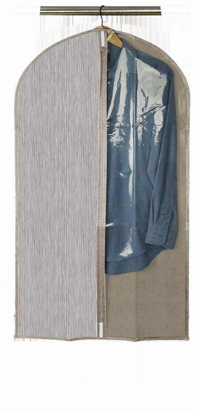 Qese rrobash NP-111, tekstil, 60x100cm, bezhë