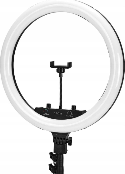 Llambë unazore Activeshop GLOW 18", RGB, 45W, me tripod
