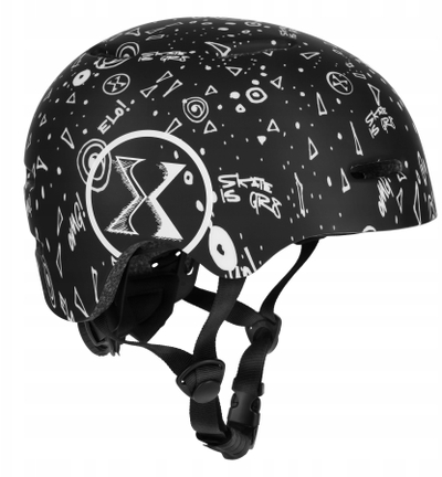 Helmet biçiklete Nils Extreme MT311 për kalamaj, XS 48-52 cm, In-mold, e zezë