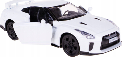 Makina Nissan GT-R R35 2017 White Daffi në shkallë, e bardhë