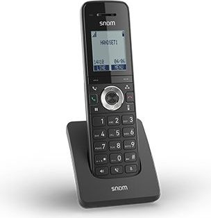 Telefon pa kabllo Snom M15 SC DECT, VoIP, me ekran 1.7", i zi