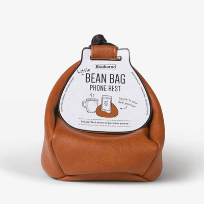 Bookaroo Little Bean Bag Phone Rest Brown