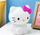 Dritë nate Hello Kitty, silikoni, me bateri të rikarikueshme, e bardhë