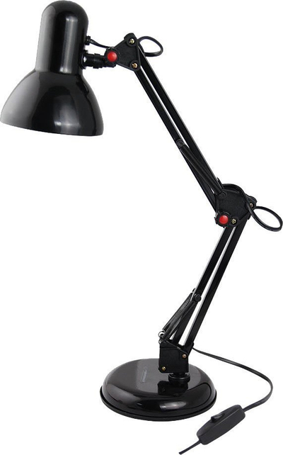 Lampë tavoline Esperanza ELD112K, për llambë LED E27 12W, e zezë