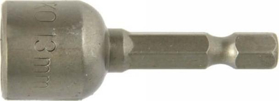 Çelës gjashtëkëndor magnetik Geko G15003, 13mm, 1/4", i argjendtë