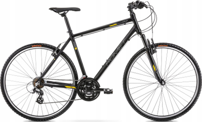 Biçikletë cross Romet Orkan M, 28", kornizë 19", grafit me të kuqe