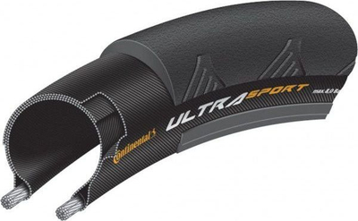 Gomë biçiklete Continental Ultra Sport III, 700 x 28, palosshme, e zezë