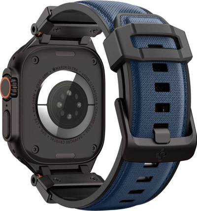 Ремче за Apple Watch Spigen DuraPro Armor, метален приклучок, црно