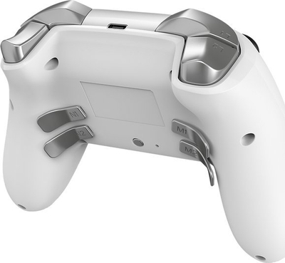 Gamepad pa tela DragonShock Nebula Pro, kompatibil me Nintendo Switch PS3 PC Android, i bardhë