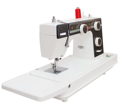 Makina qepëse Janome 393, mekanike, shumëqepëse, e bardhë