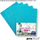 Shkumë dekorative Penword me xixa, format A4 21x29.7cm, set me 5 fletë, blu e hapur
