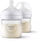 Set biberonë Philips Avent Natural Response SCY900/02, 2 x 125 ml, pa BPA, transparent