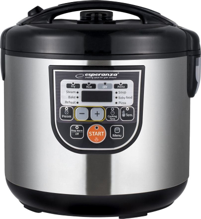 [OUTLET] Tenxhere Multicooker Esperanza Cooking Mate, 850W, argjendtë (EKG011)