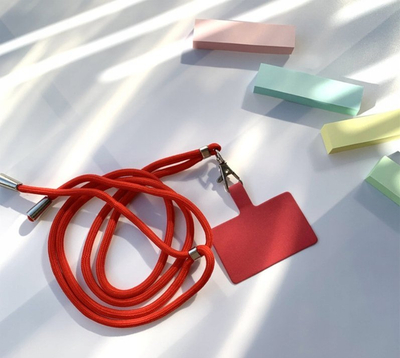 Rrip telefoni LOOP STRAP, i rregullueshëm 70 cm, i kuq