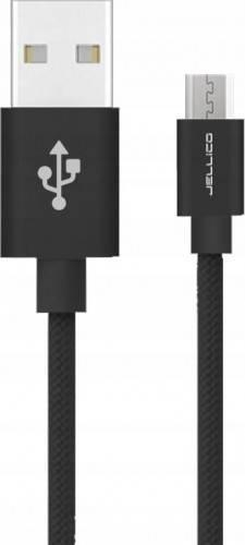 Kabllo USB Jellico S017, USB A në microUSB, 1 m, i zi