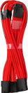 Kabllo adapter CableMod PRO ModMesh 12VHPWR në 3x PCIe, 45 cm, i kuq