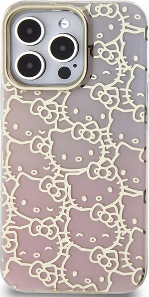 Maskë telefoni Hello Kitty për iPhone 13 Pro, dizajn gradient, rozë