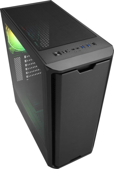 Kasë për kompjuter Sharkoon SK3, RGB, i zi