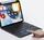 Këllëf tastiere Bluetooth me touchpad për iPad 11\", që shkon me iPad Pro 2024 edhe iPad Air 7/6/5, ngjyrë e zezë