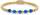 Byzylyk Rebel & Rose Brightening Blue RR-60066-G, 16.5 cm/S