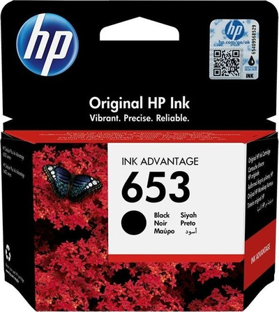 Kasetë boje HP 653 3YM75AE, 360 faqe, 6 ml, e zezë