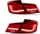 Set drita të pasme LED BMW 5 Series F10, OLED, sinjal dinamik, të kuqe